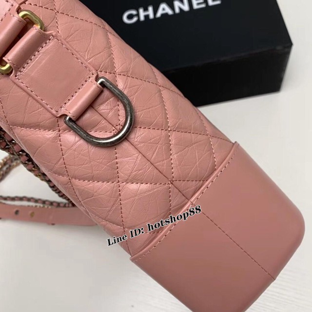 CHANEL女包 2019新品 Chanel Gabrielle# 大號流浪包 升級版 香奈兒鏈條單肩斜挎女包 djc1338